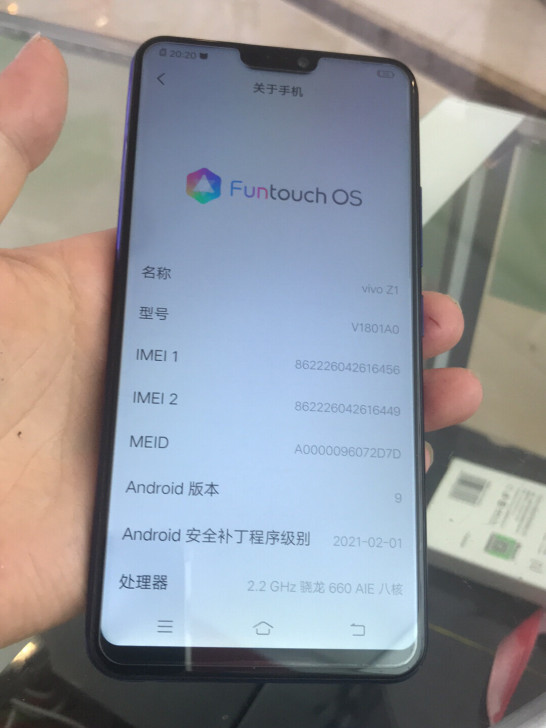 vivo z1，4+64g