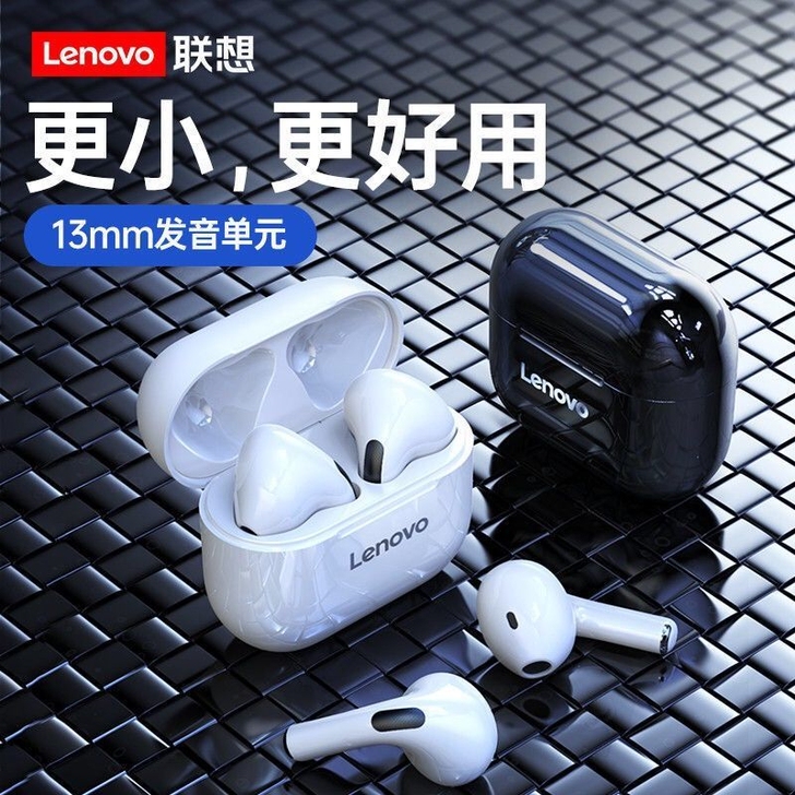 【618特价】联想蓝牙耳机LP40真无线双...