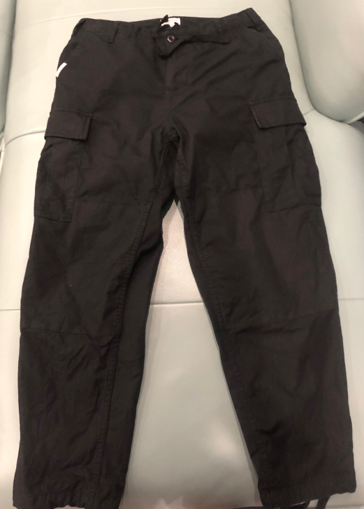 黑色工装裤，码数175