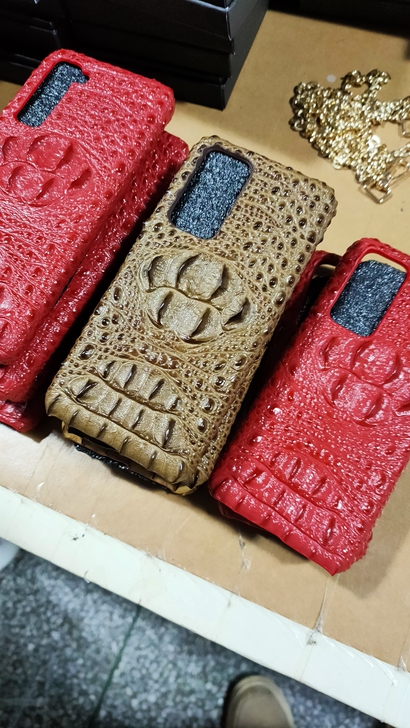 华为手机壳 真皮鳄鱼纹牛皮保护壳库存出售，...