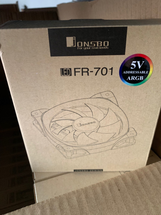 乔思伯FR-701炫彩5VRGB温控电脑机...