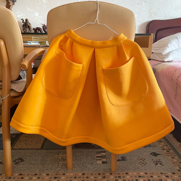 包邮！韩国东大门太空棉A字半裙/蓬蓬裙