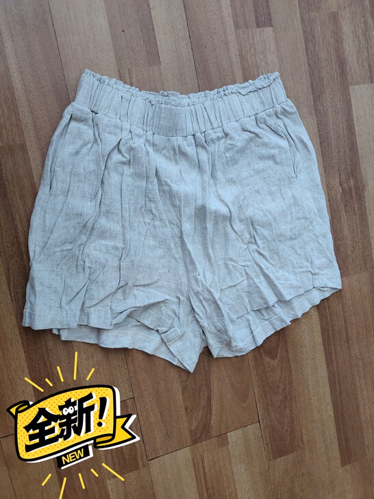 修身休闲短裤女夏宽松显瘦百搭松紧腰阔腿短裤