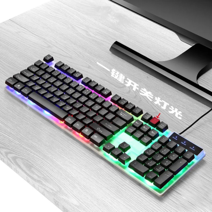 【仓库清仓】有线USB键盘鼠标套装家用台式...