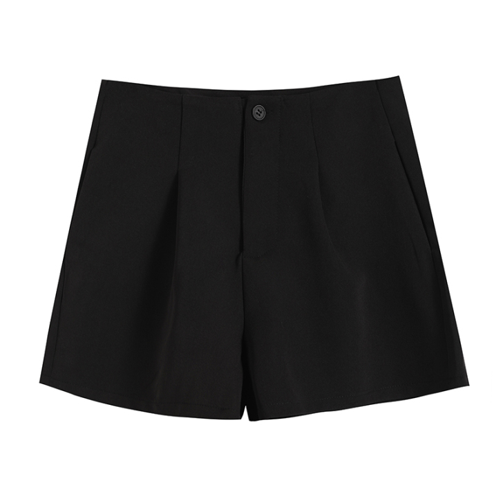 短裤女2021新款A字裤显瘦高腰热裤百搭阔...