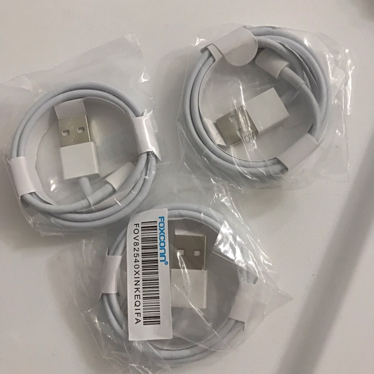 【4.5元1根包邮】富士康全新苹果充电线不...