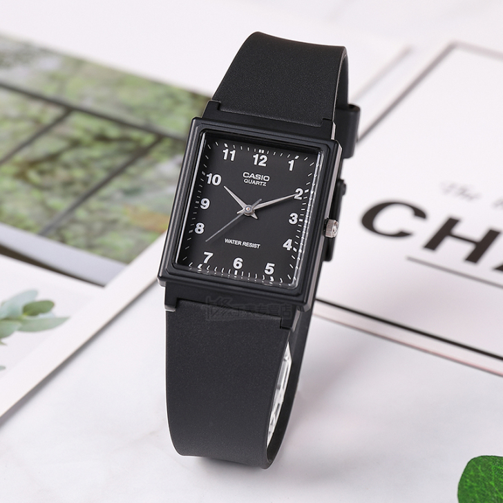 手表女 卡西欧网红小黑表学生casio小方...