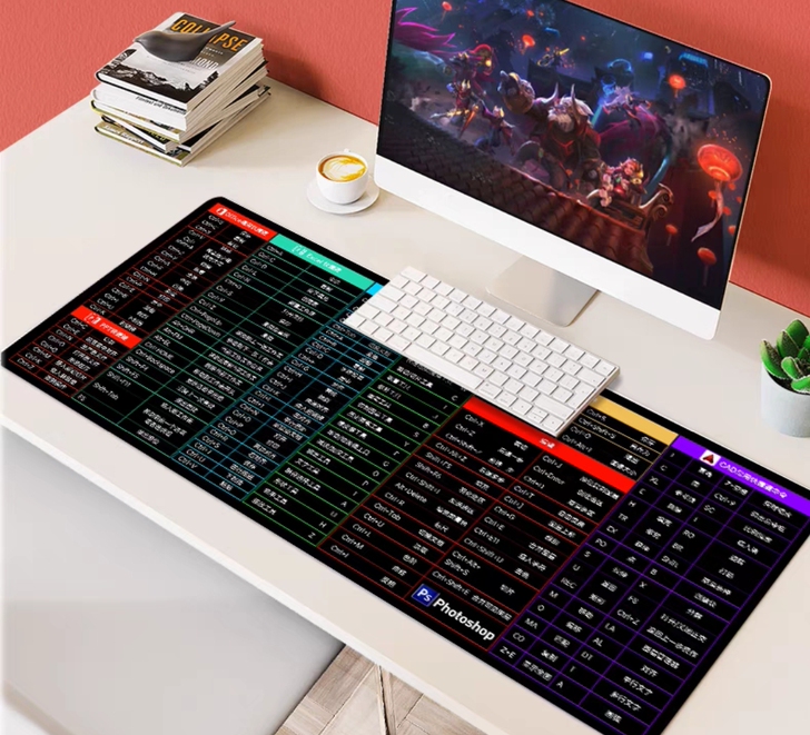 办公家用加厚超大号鼠标垫仓库升级,