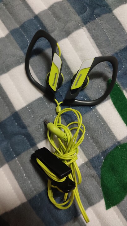 松下有线运动耳机,防水耳机,跑步用的,正品...