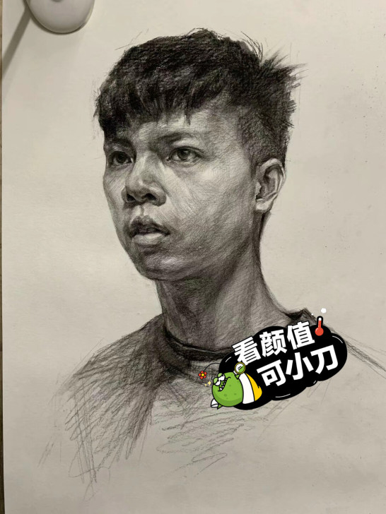 素描头像  代画
