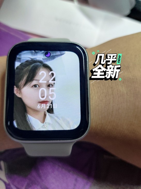 魅族手表天青色，用了一天，无磕碰，无磨损，
