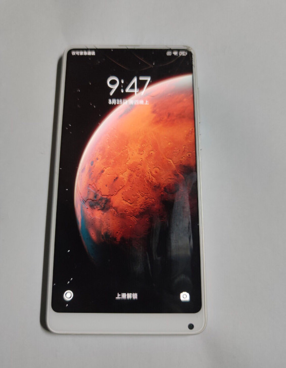 mix2s白色6+64G无小米账号随便升级...