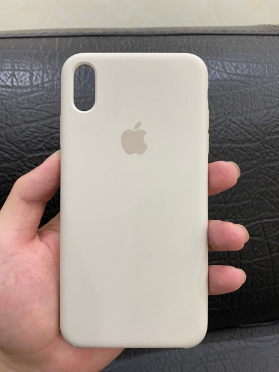 iPhone xs max液态硅胶保护壳岩...