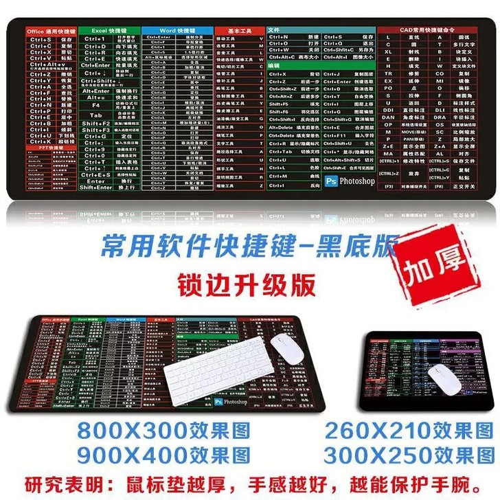 快捷键鼠标垫【爆火款】