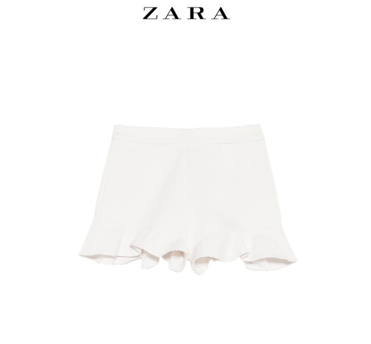 zara高腰短裤