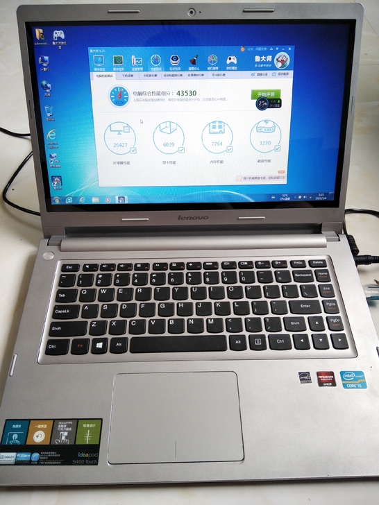 联想S400触控屏薄款笔记本电脑，i5三代...