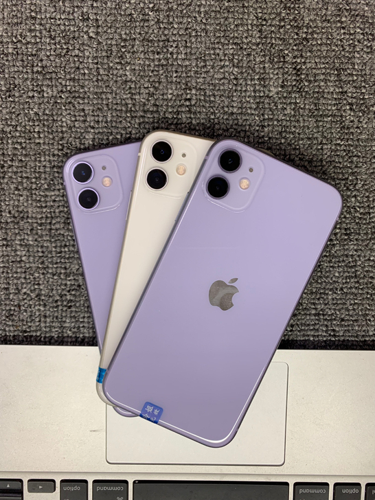 美版iPhone11紫色 苹果11纯原有面...