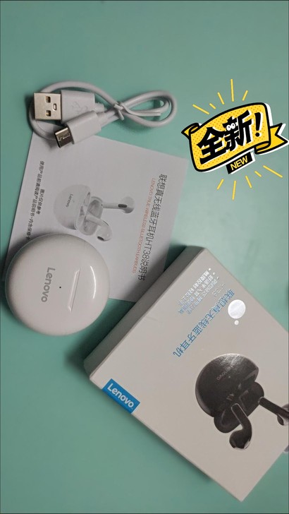 联想HT38真无线蓝牙耳机入耳式安卓通用