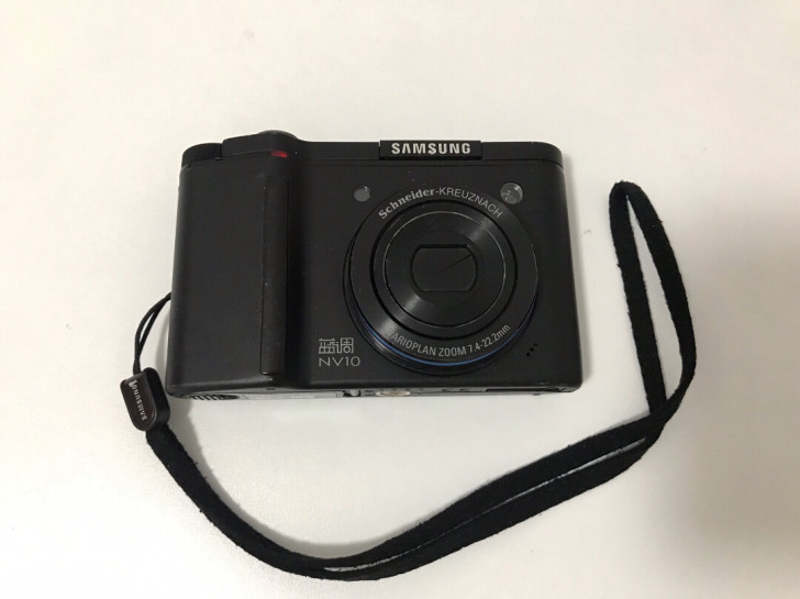 复古老数码ccd相机，Samsung三星蓝...