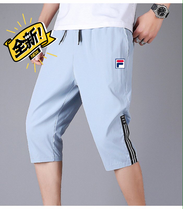2021夏季新款F家菲乐男士运动休闲七分裤...