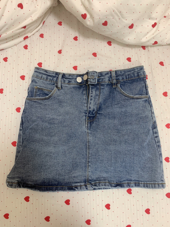 牛仔半身裙短裙