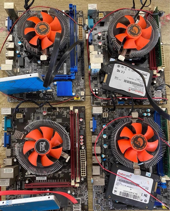 工作室办公电脑套装i3 3220 4g...