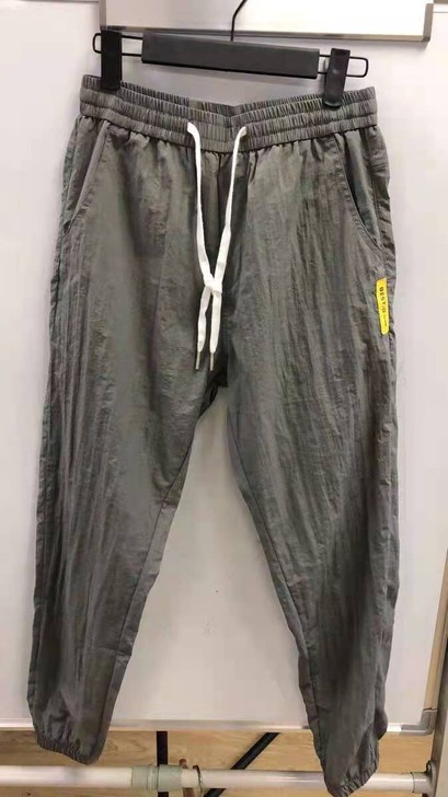 冰丝裤子男夏季薄款潮流九分运动裤百搭宽松束...