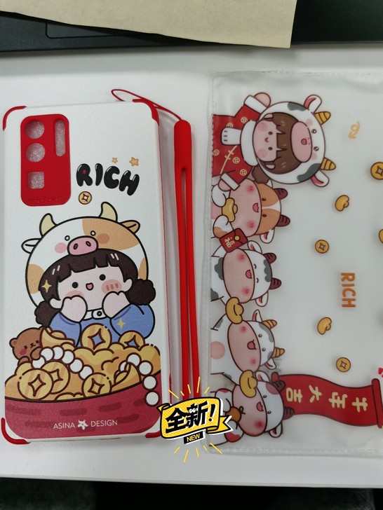 华为P30Pro手机保护壳/彩框小羊皮-牛...