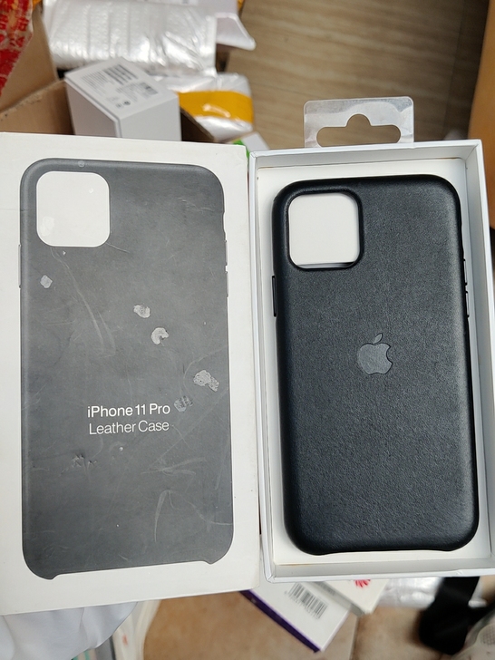 iphone11 pro 皮质保护壳，黑色...