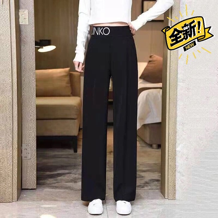阔腿裤女直筒宽松2021年新款夏高腰正装垂...