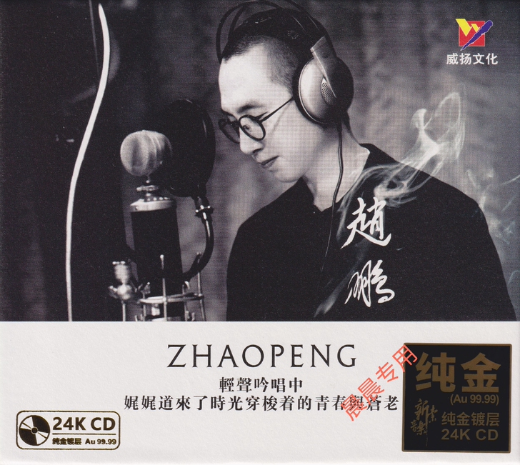 赵鹏《当你老了》头版限量编号24K金版本
