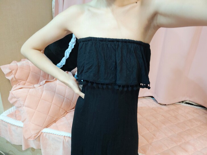 沙滩裙,莫代尔棉,穿着舒服!!!全新售出