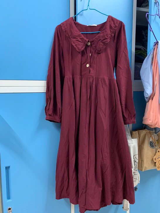 春夏秋季气质连衣裙 娃娃领 非常有设计感!...