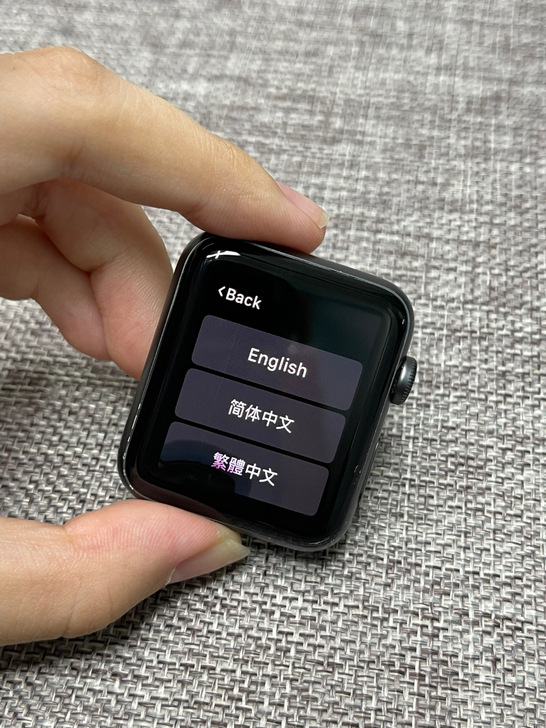 苹果手表3代42mm黑色美版蜂窝 功能按键...