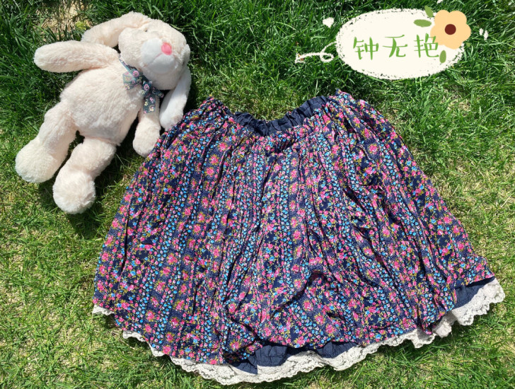 【夏季孤品古着Vintage短裙】钟无艳