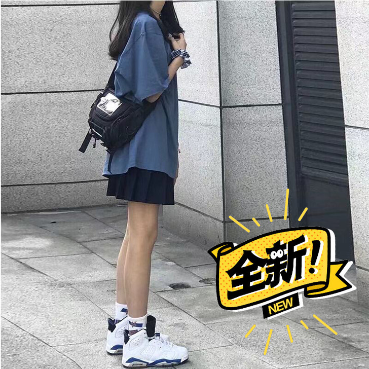 黑色五分运动短裤女夏高腰学生韩版宽松显瘦百...