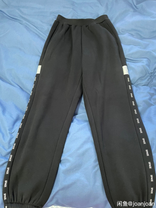 颗颗树专柜正品男大童冬加绒卫裤厚款170码...