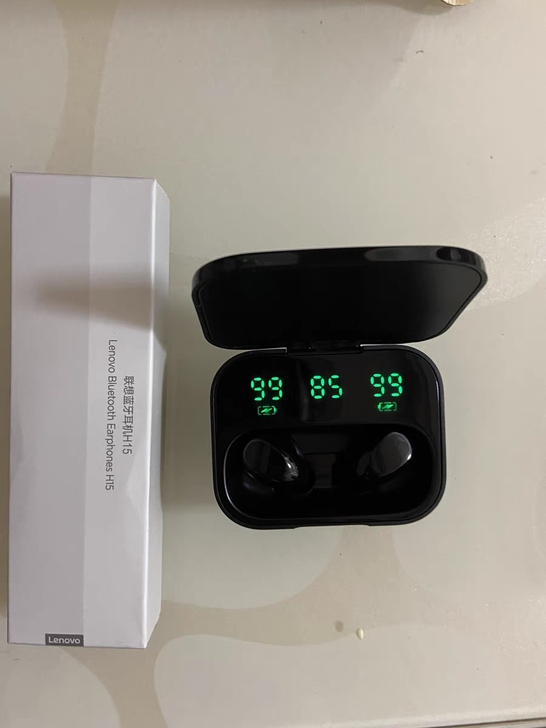 联想TC02真无线蓝牙耳机入耳式超长待机双...