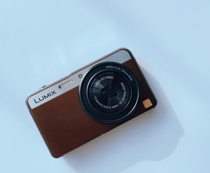 松下 卡其色相机 ccd 数码相机