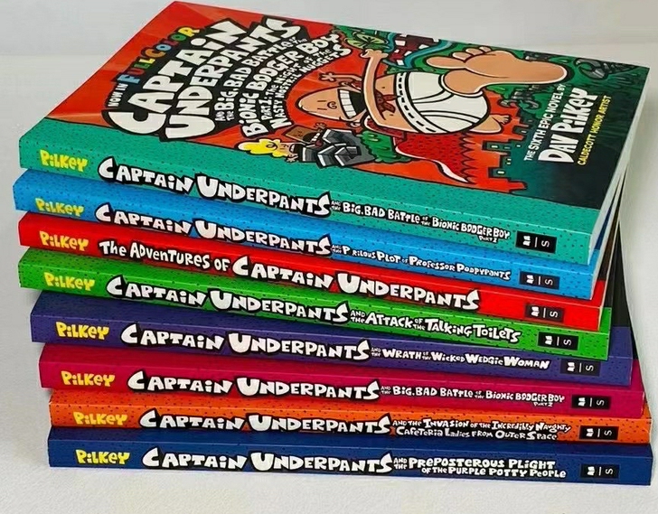 全彩9冊内裤超人Captain Under...