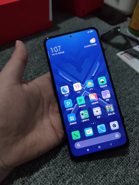 黑鲨4 12+128G 黑色 成色新 87...