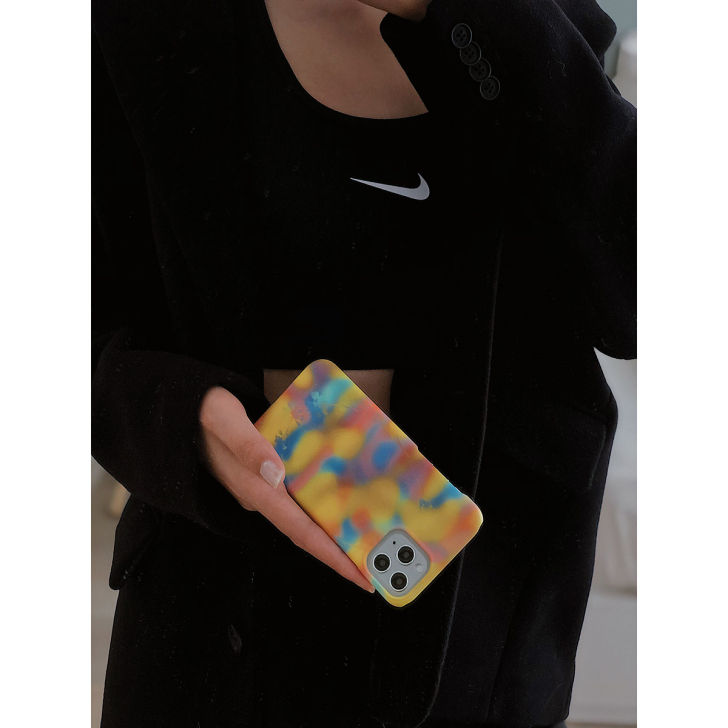 Jueves原创彩虹软糖苹果11磨砂硬壳i...