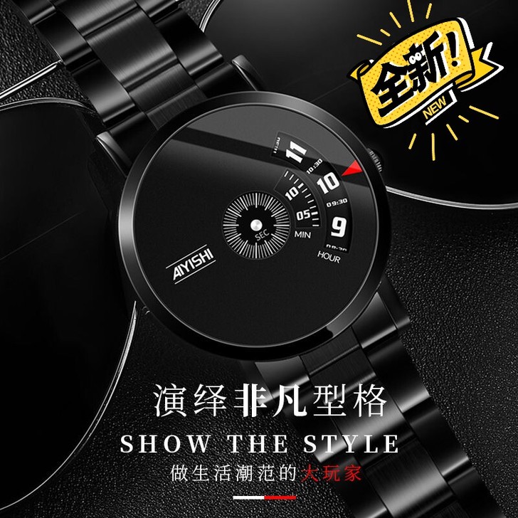 手表捡漏！！【官方正品】瑞士防水男士手表男...