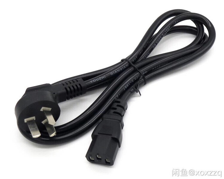 电脑电源线 包邮全新 纯铜三芯电脑电源线显...
