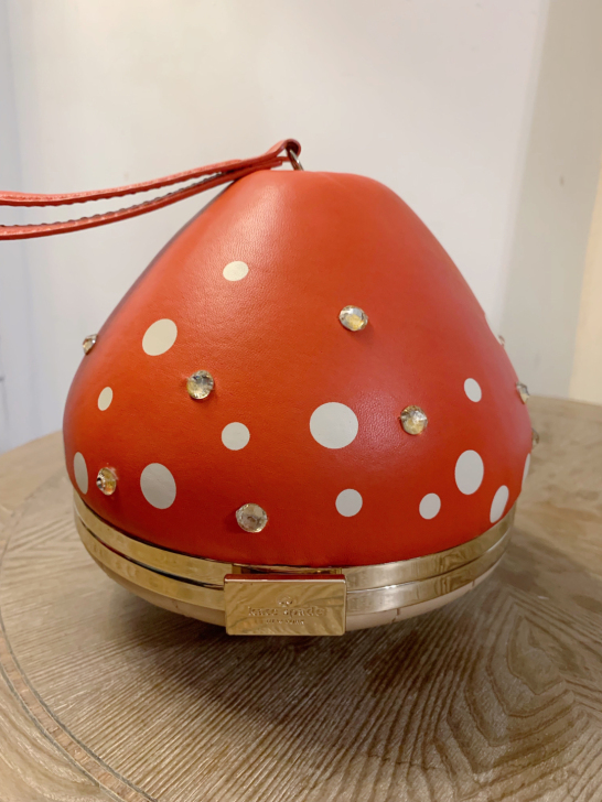 KateSpade 美国品牌蘑菇手拿包新奇包