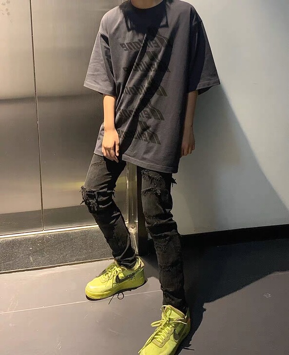 Represent 20SSJeans破坏...