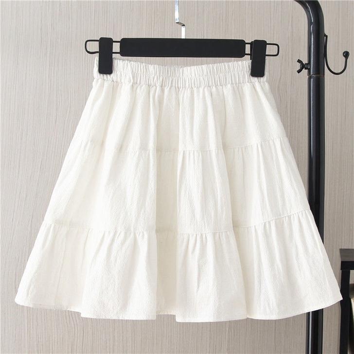 2021新品百褶小短裙子少女夏季黑白裙学院...