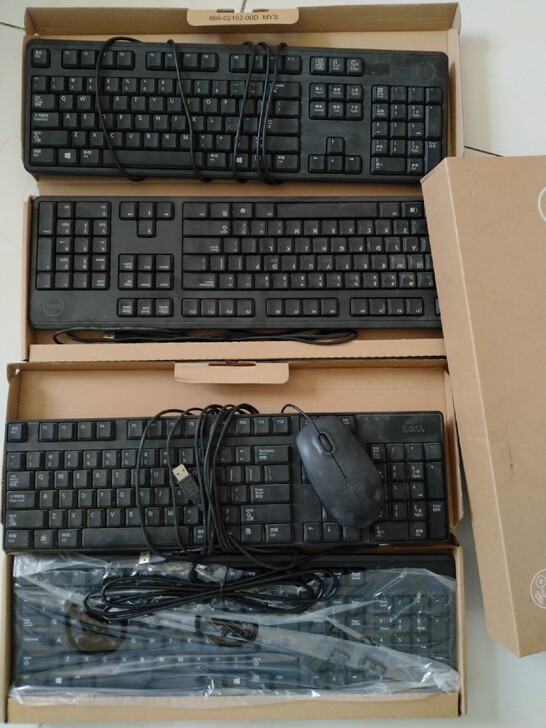 DELL键盘，USB接口，办公室电脑原配全...