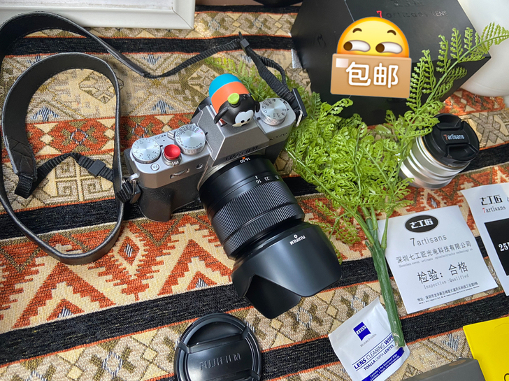 几乎全新的银色复古富士XT20 套机微单