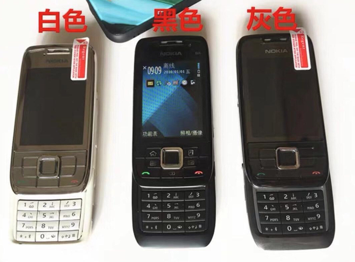 诺基亚E66原装智能按键滑盖手机诺基亚E6...